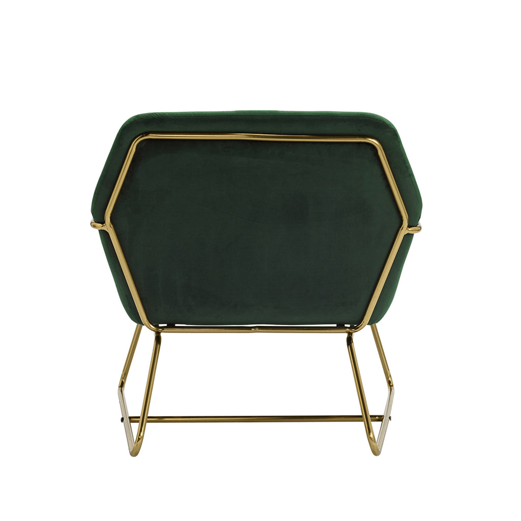 Harry Christian Home Olivia Accent Chair In Racing Car Green