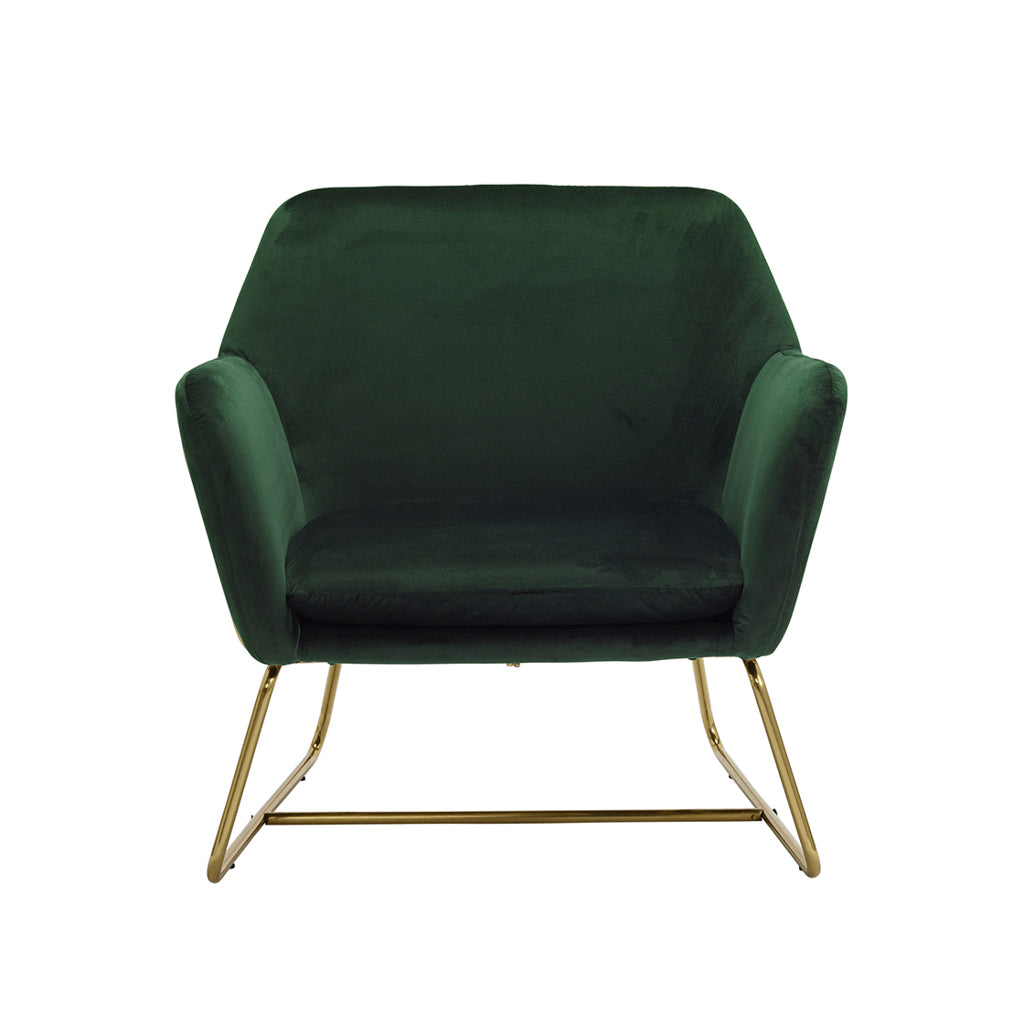 Harry Christian Home Olivia Accent Chair In Racing Car Green