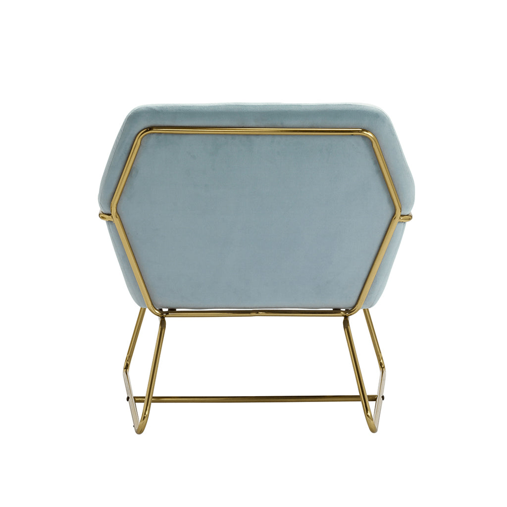 Harry Christian Home Olivia Accent Chair In Sky Blue