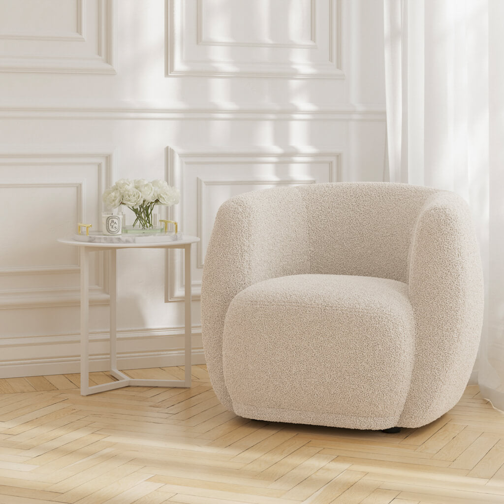 Harry Christian Home Clay Cotton Chair