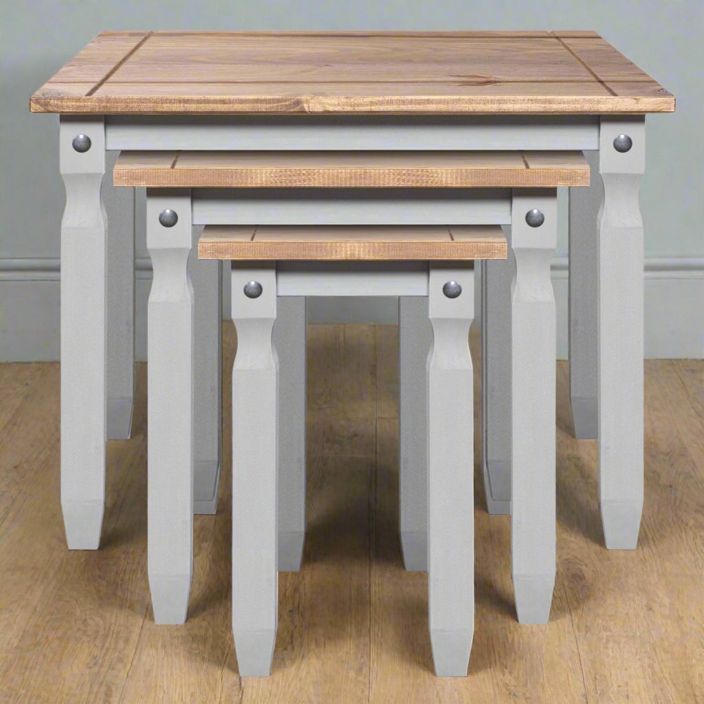 Cotswold Grey Nest Of Tables Heritage Home