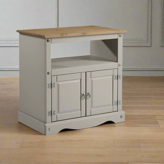 Cotswold Grey Small TV Unit In Grey