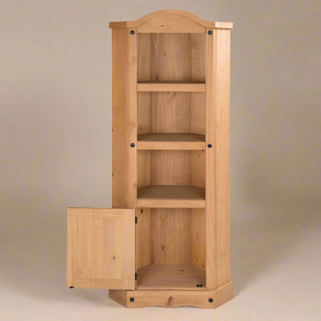 Cotswold display unit cabinet door open heritage home