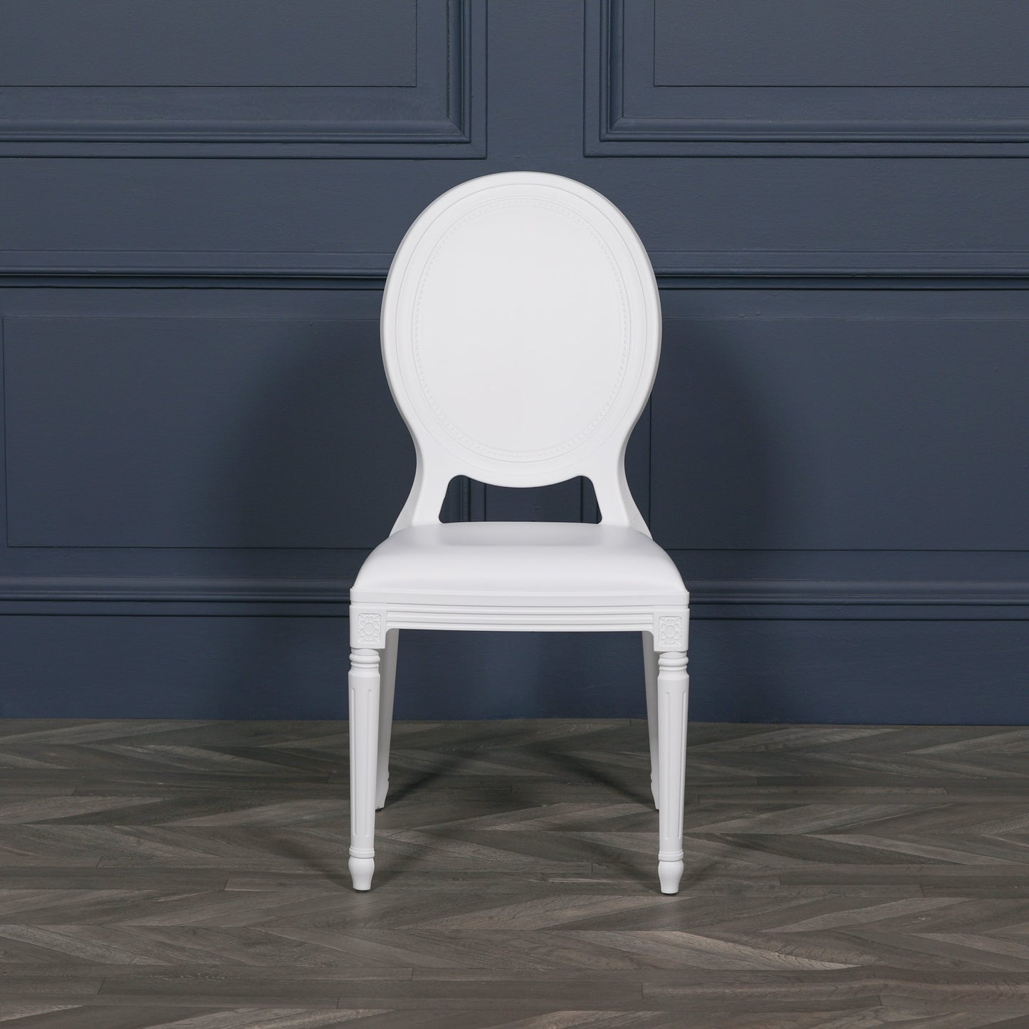 White Louis Chair