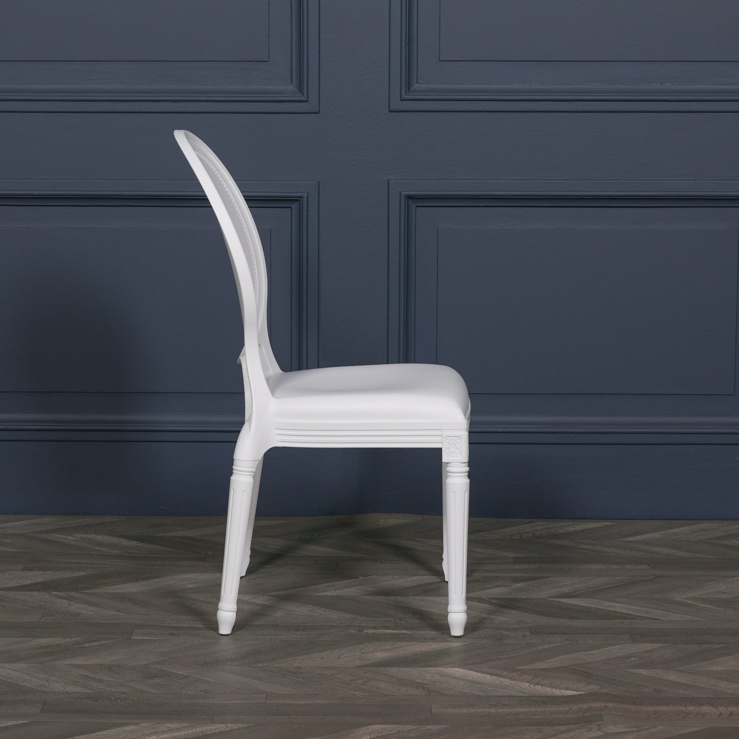 White Louis Chair