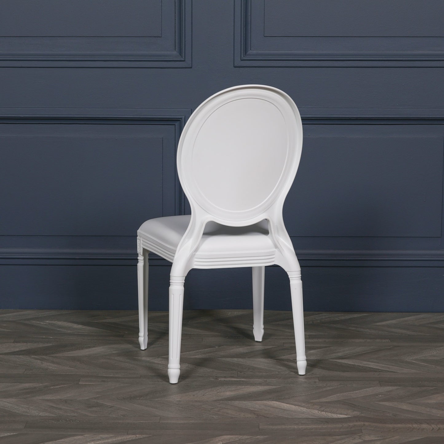 White Louis Chair