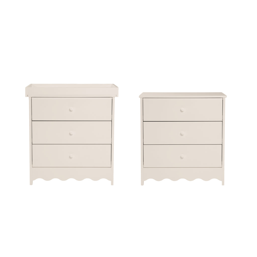 Dancer 2 Piece Nursery Room Furniture Set Cashmere