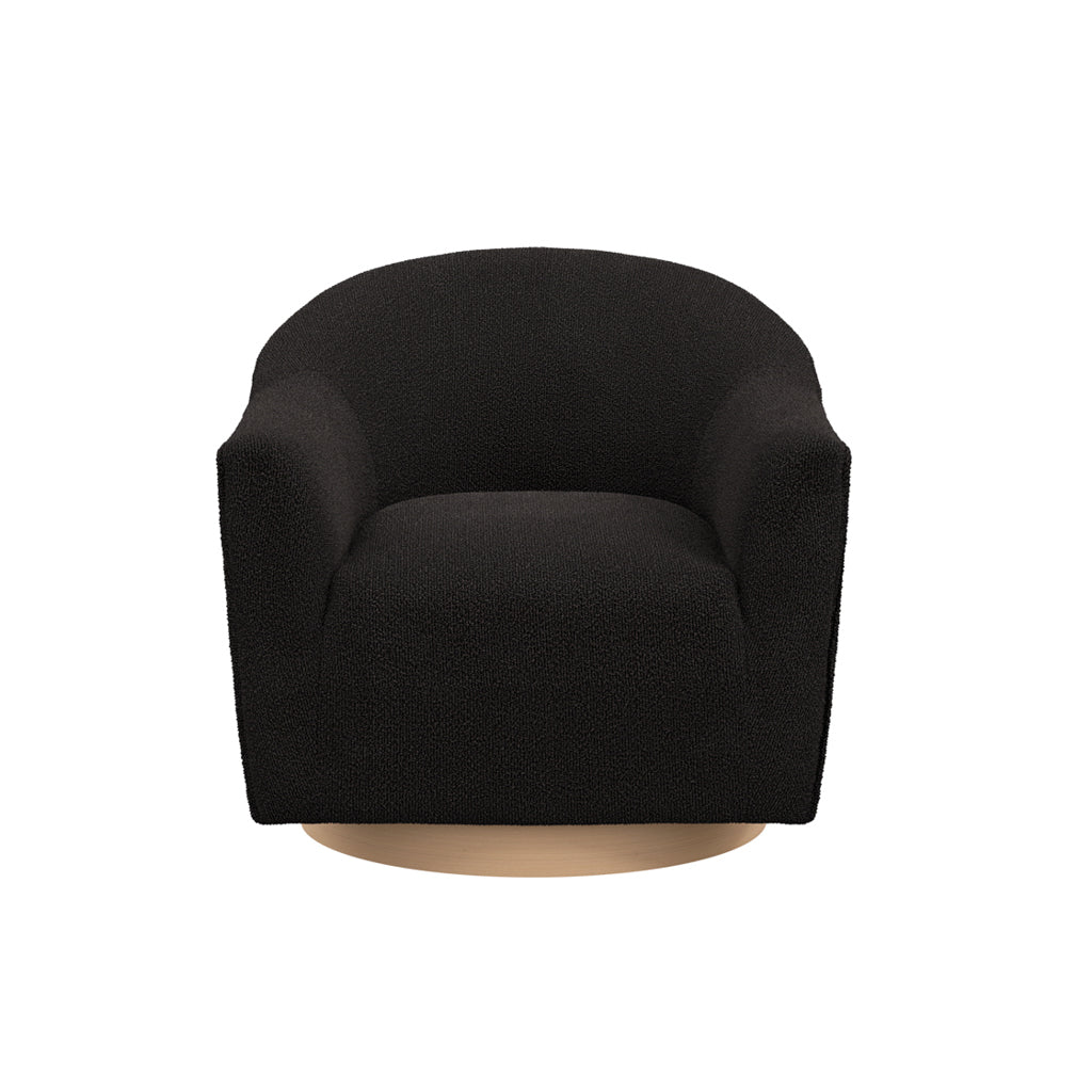 Harry Christian Home Black Swivel Chair
