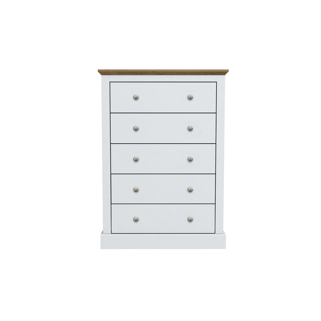 Harry Christian Home Cornwall Chest Of Drawers In White