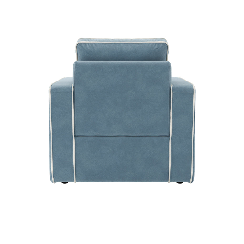 Harry Christian Home Malibu Blue Armchair