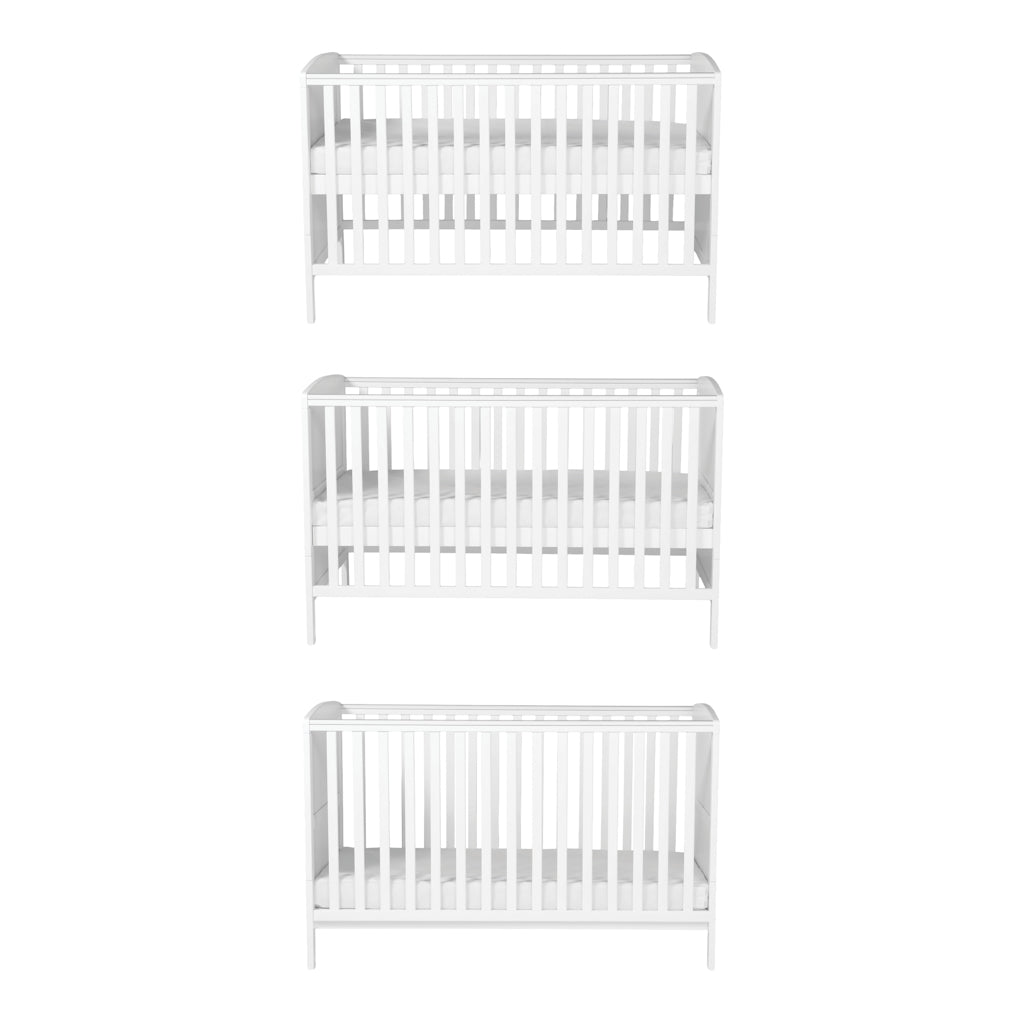 Dreamer 2 Piece Nursery Room Furniture Set White