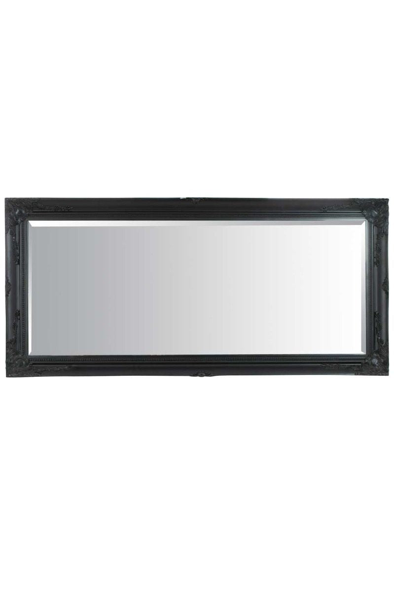 Black Ornate Full Length Mirror