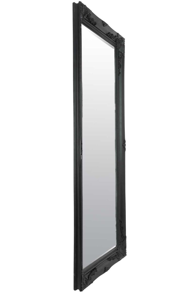 Black Ornate Full Length Mirror