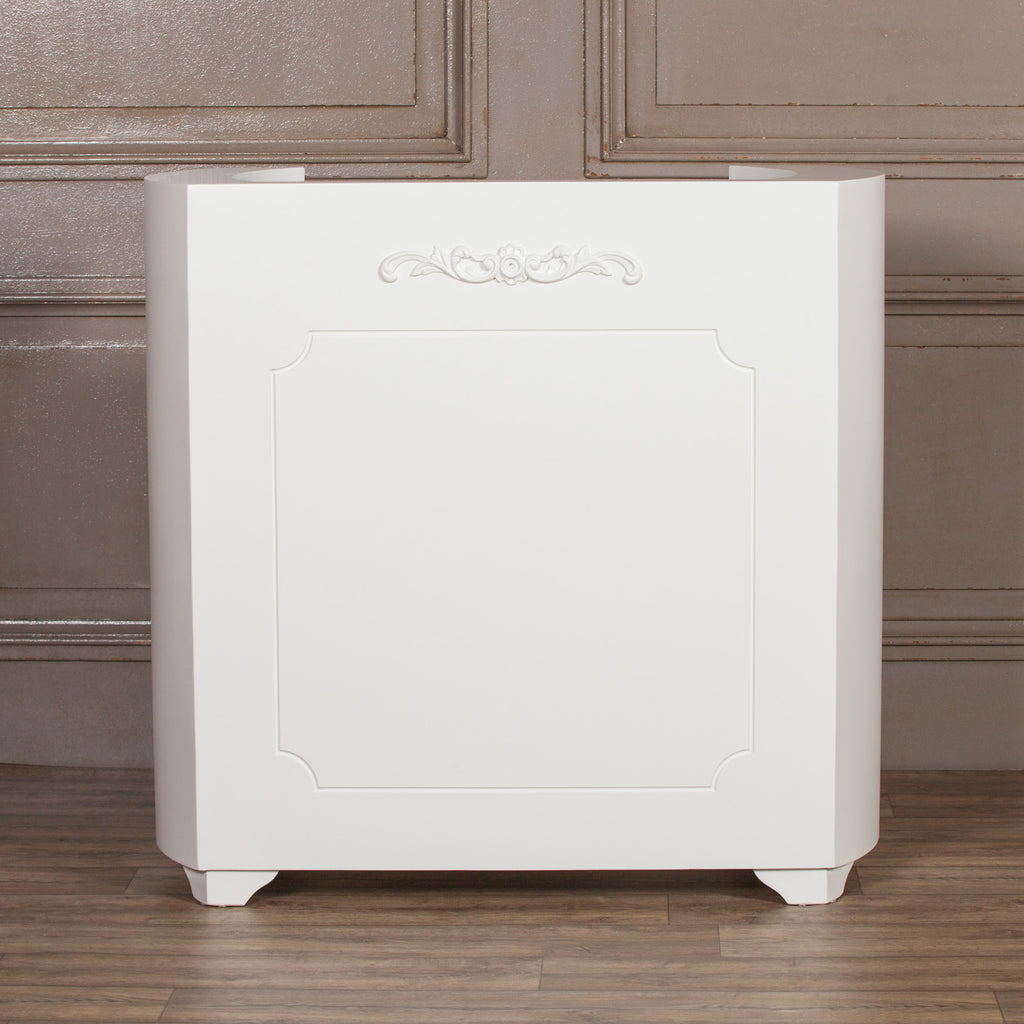 White French Antique Reception Desk