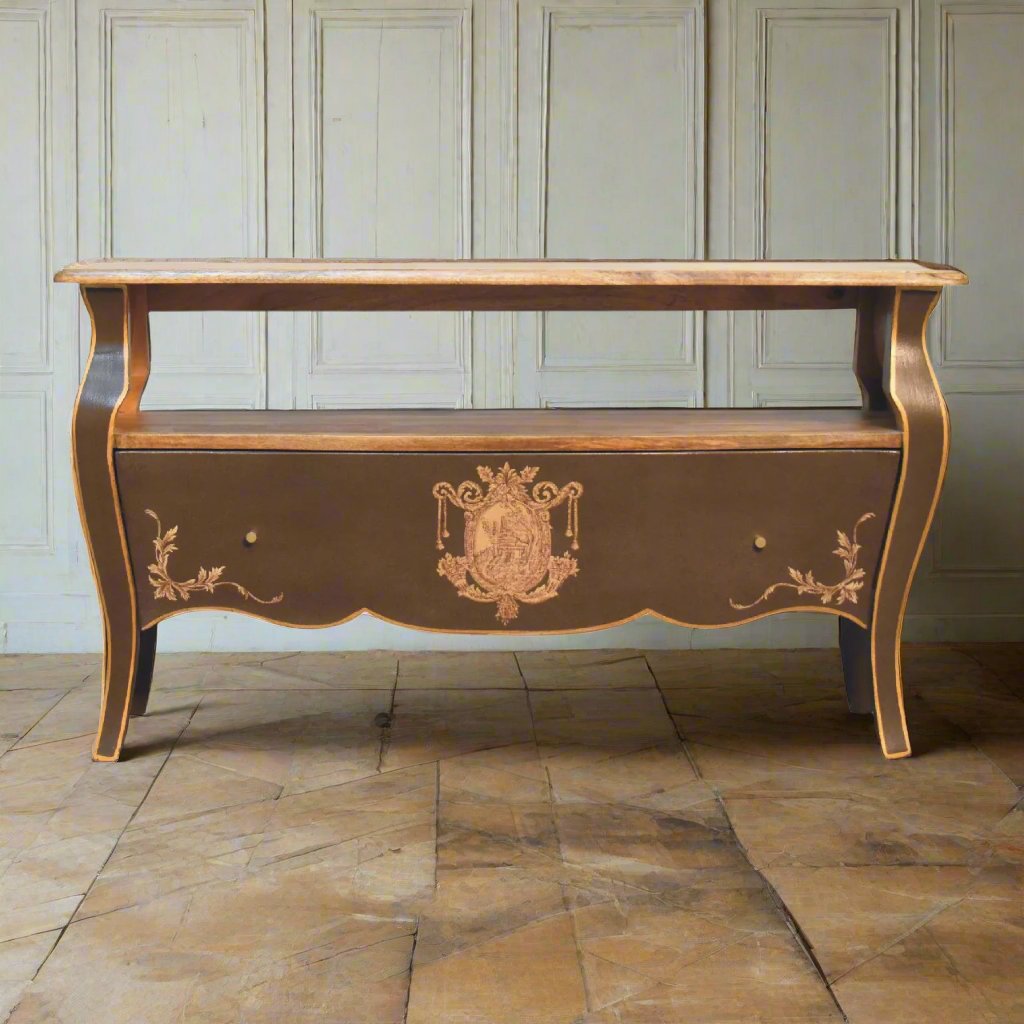 French Antique Reproduction TV Cabinet Heritage Home