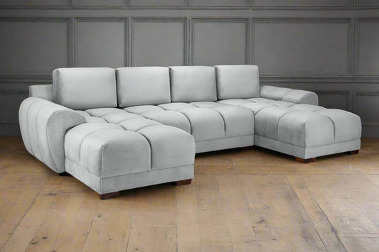 Grey UShape Sofa Large Grey Ushape Sofa Heritage Home Furniture UK