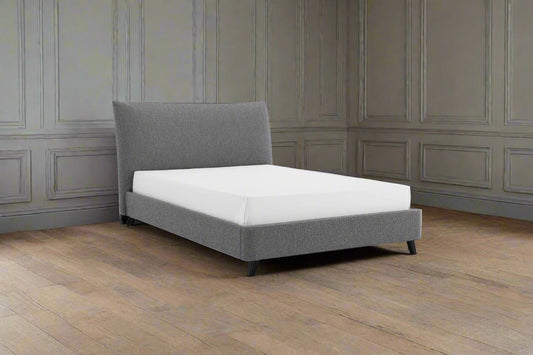 Grey pillow design headboard kingsize bed at heritage home uk