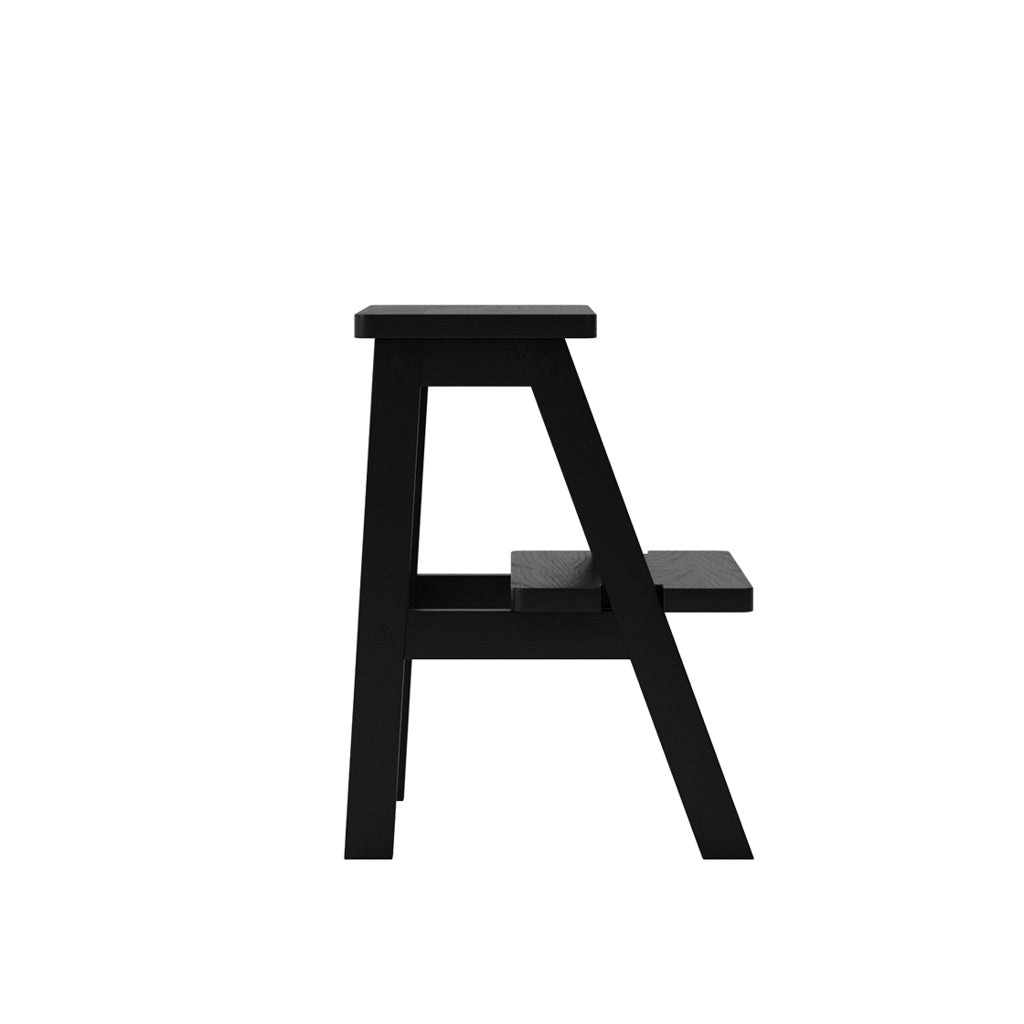Harry Christian Home Accent Ladder Stool In Black 3