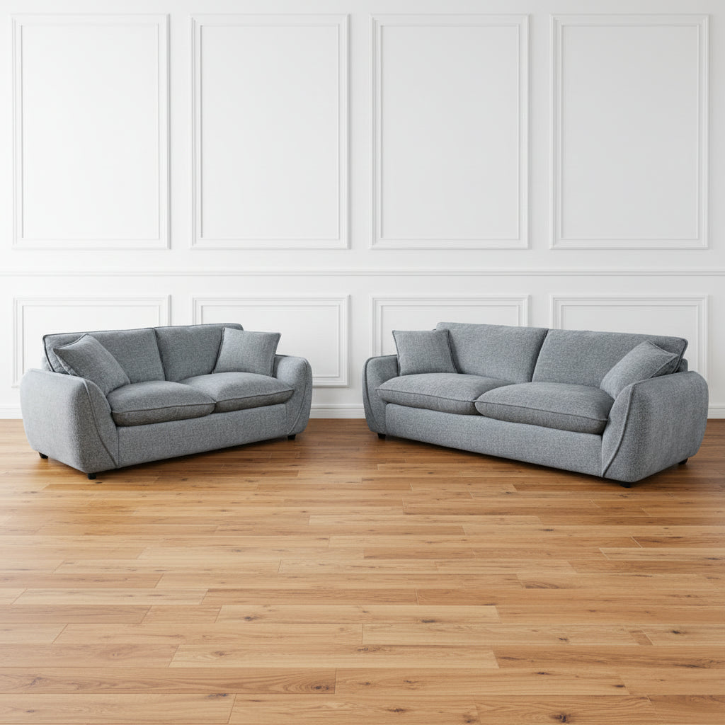 Harry Christian Home Beverley 3+2 Set in Grey