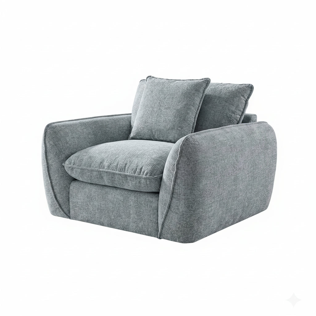 Harry Christian Home Beverley Armchair in Grey