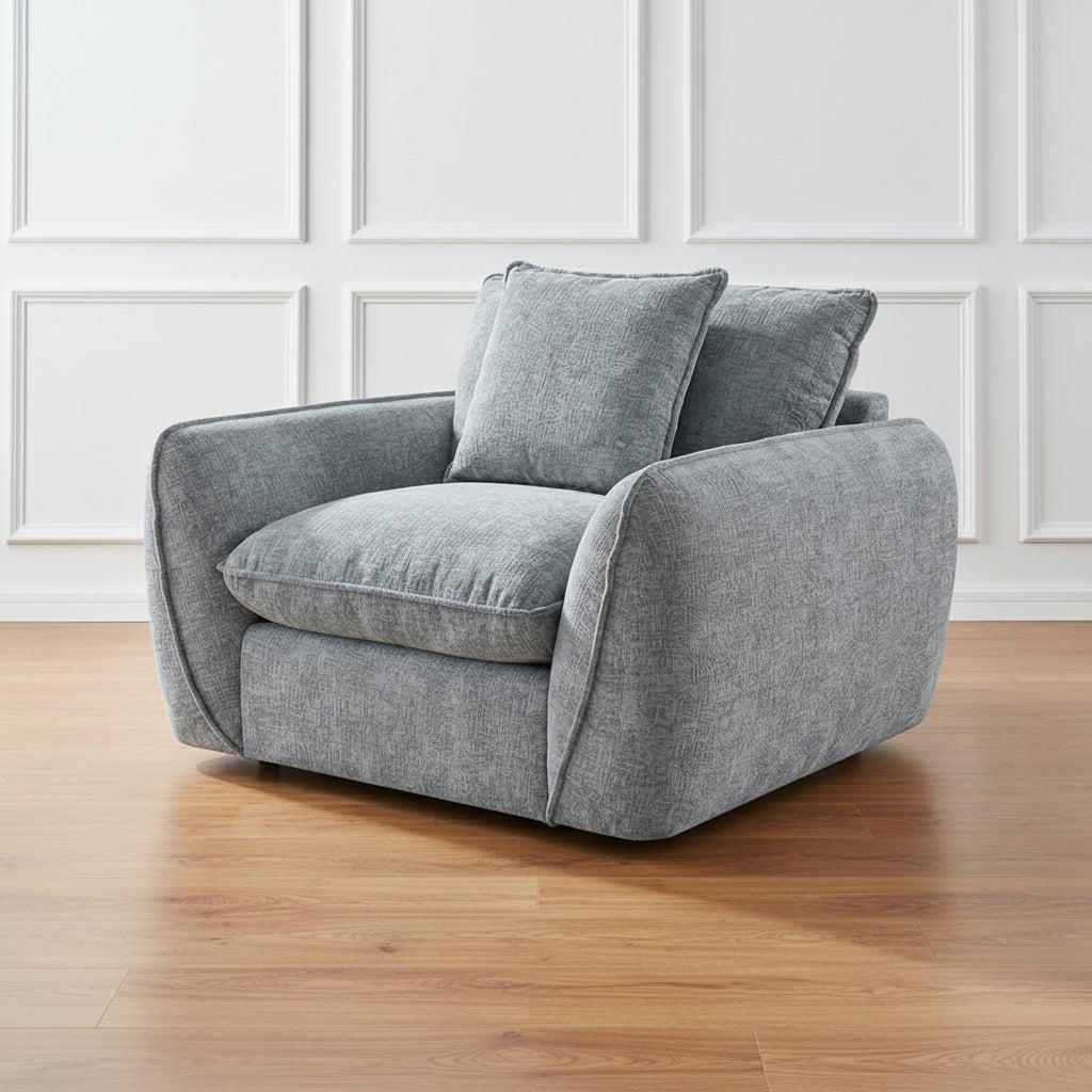 Harry Christian Home Beverley Armchair in Grey
