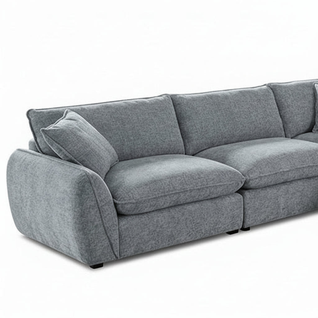 Harry Christian Home Beverley Large Corner Sofa In Grey