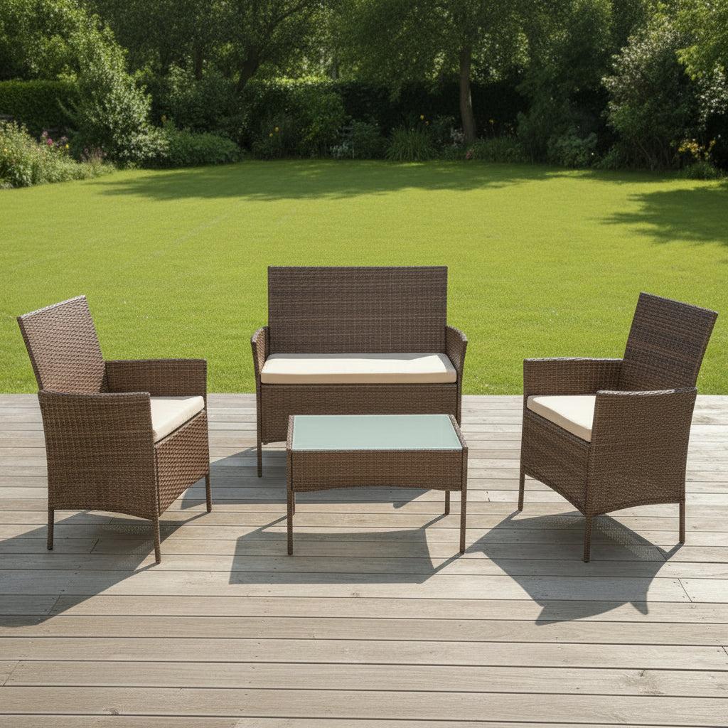 Harry_Christian_Home_Brown_Cream_4_Piece_Rattan_Garden_Furniture_Set_Lifestyle