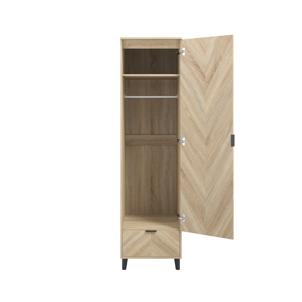 Harry Christian Home Chevron Single Wardrobe