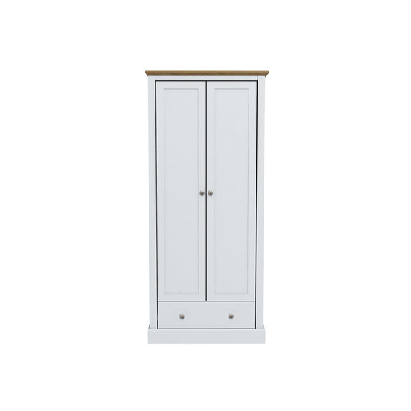 Harry Christian Home Cornwall Double Wardrobe in White