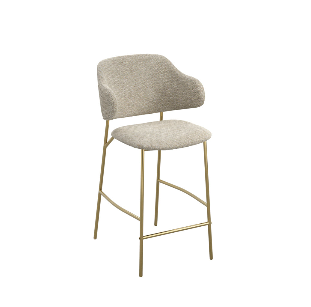 Harry Christian Home Dorchester Wheat and Gold Counter Stool 2