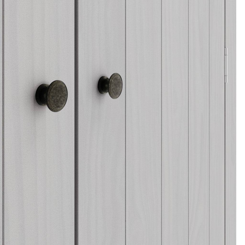 Harry Christian Home Essential Grey 2 Door Wardrobe