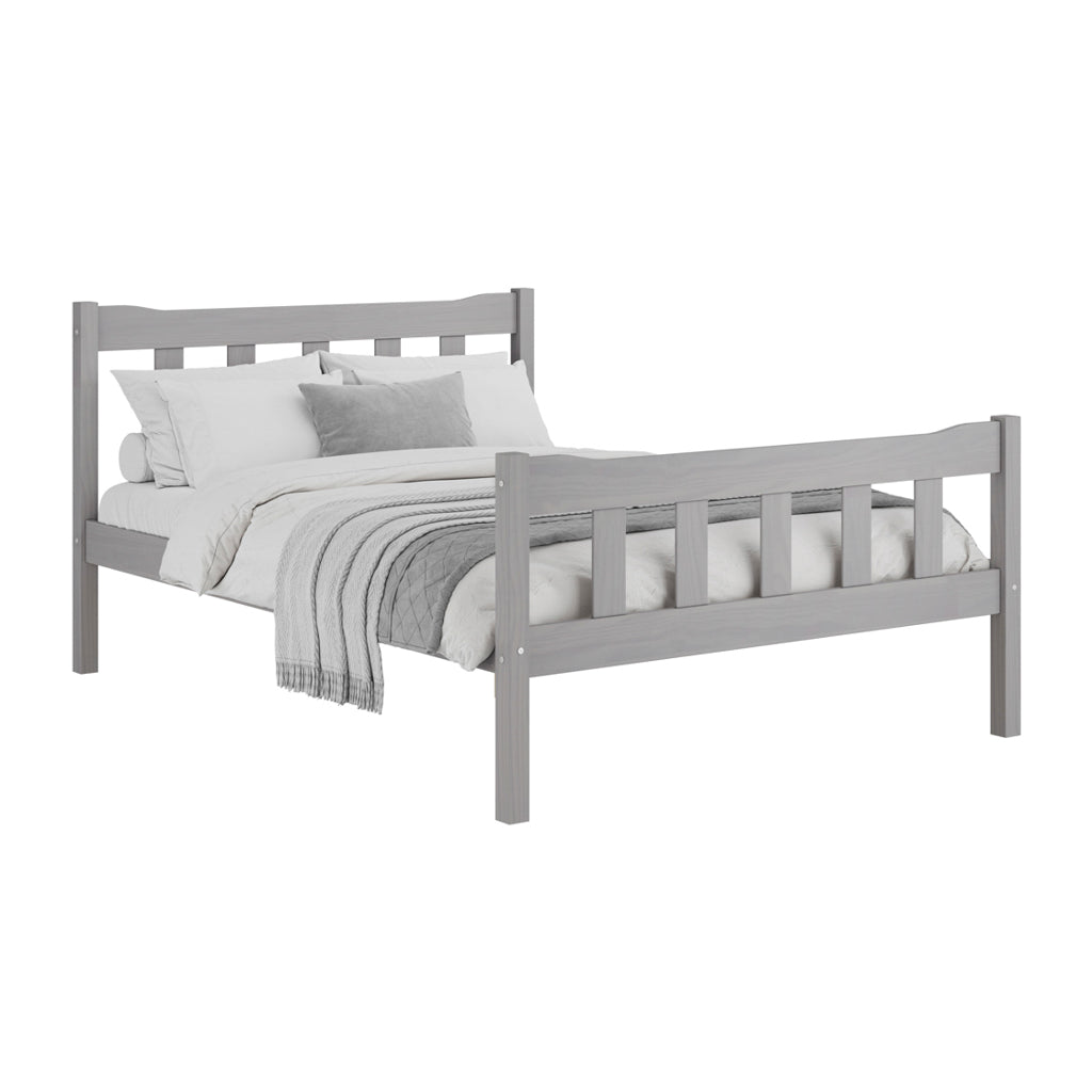 Harry Christian Home Essential Grey Double Bed