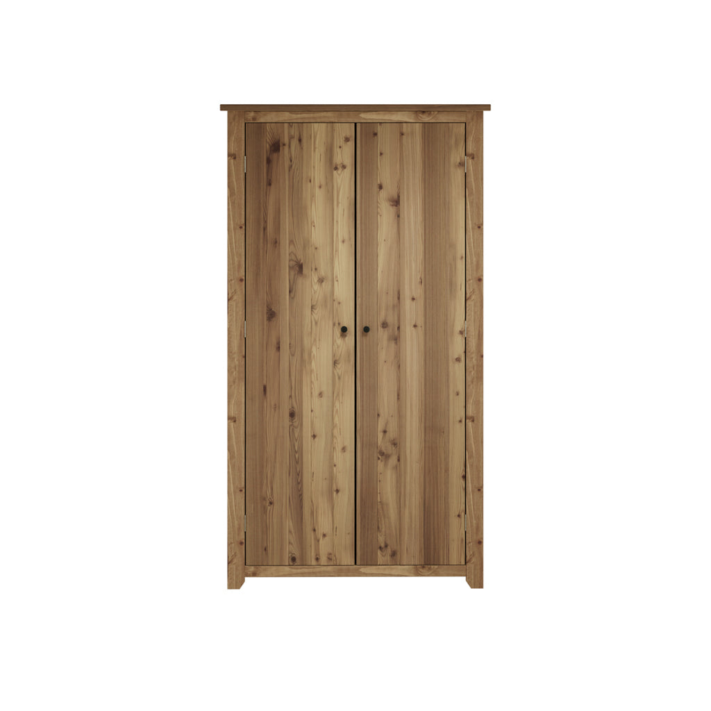 Harry Christian Home Essential Pine 2 Door Wardrobe 1