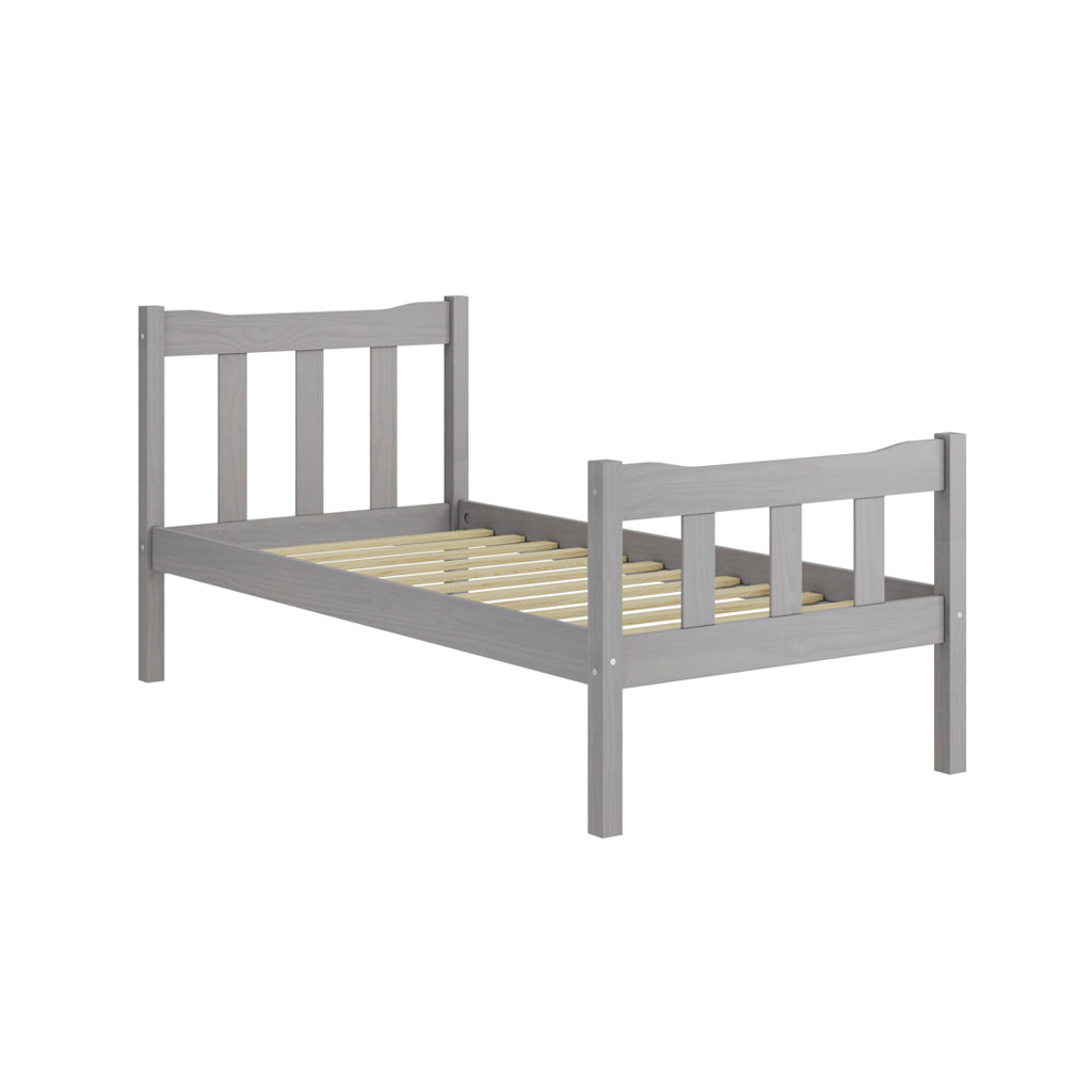 Harry Christian Home Essential Single Bed in Grey