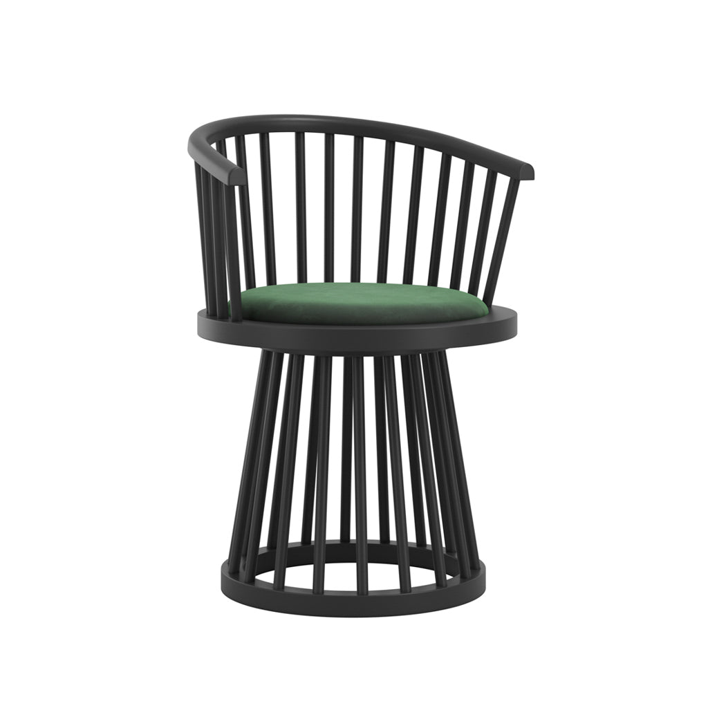 Harry Christian Home Halston Statement Forest Green Dining Chair