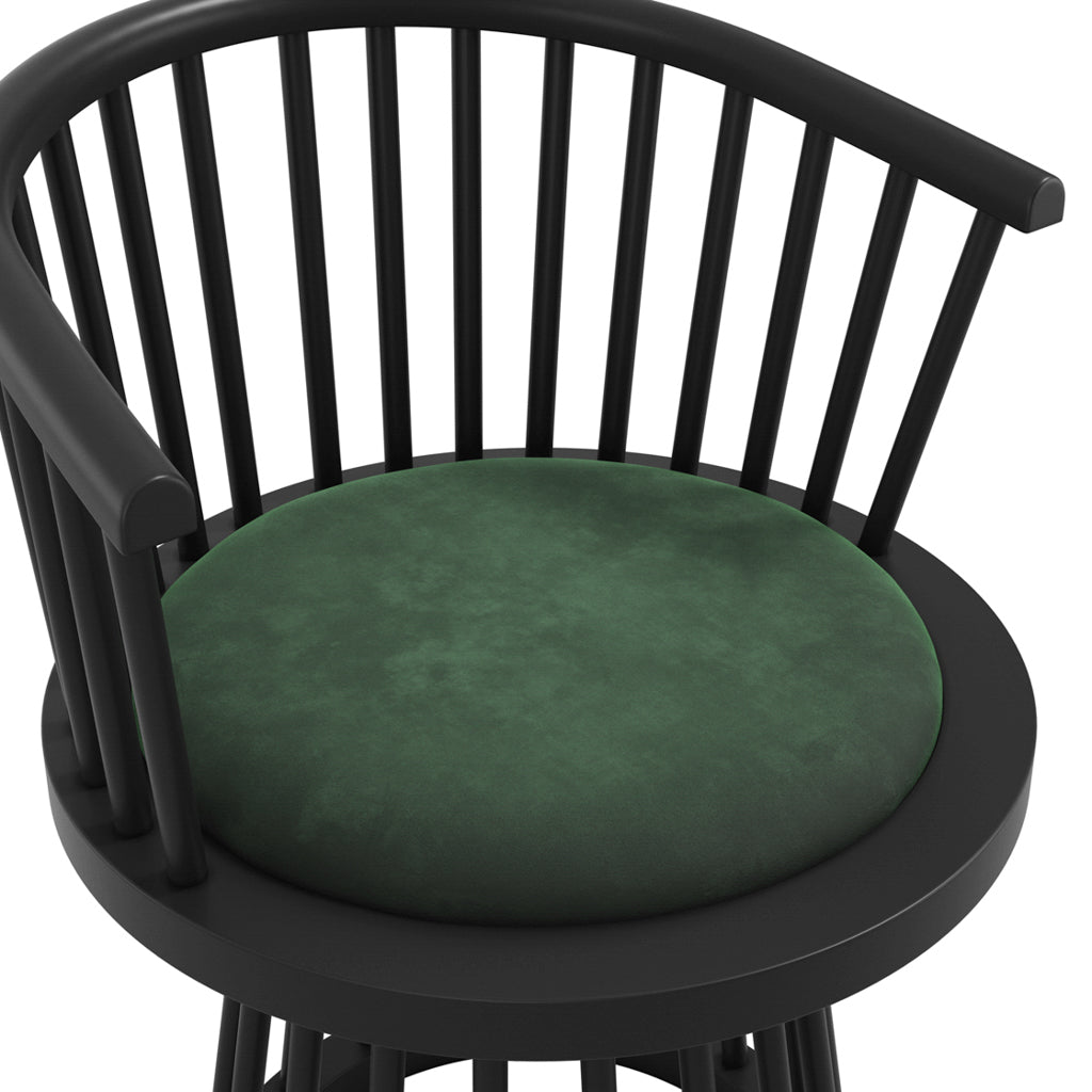 Harry Christian Home Halston Statement Forest Green Dining Chair