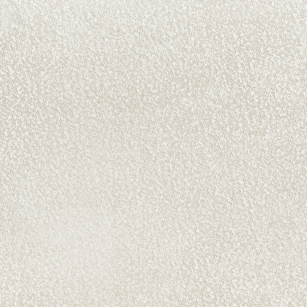 Harry Christian Home Ivory Boucle Storage Ottoman Bench With Sleek Black Legs