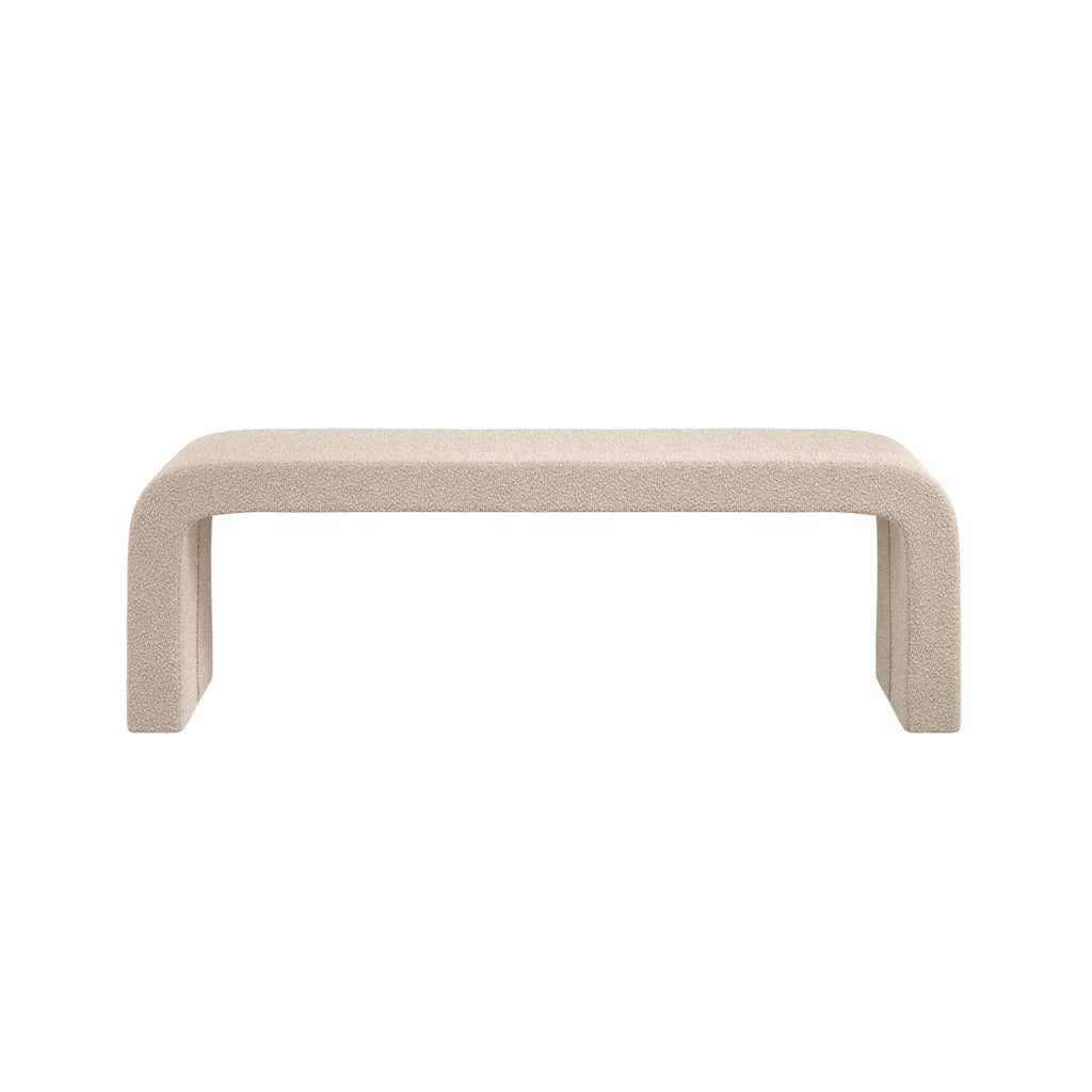Harry Christian Home Moderno Bench In Light Buff