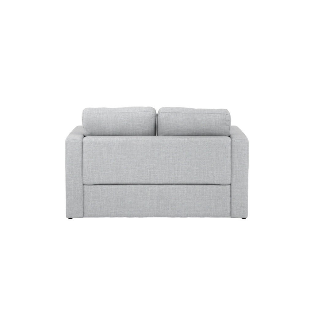 Grey sofa on a white background Harry Christian Home Savanna 2-Seater Sofa In Light Grey
