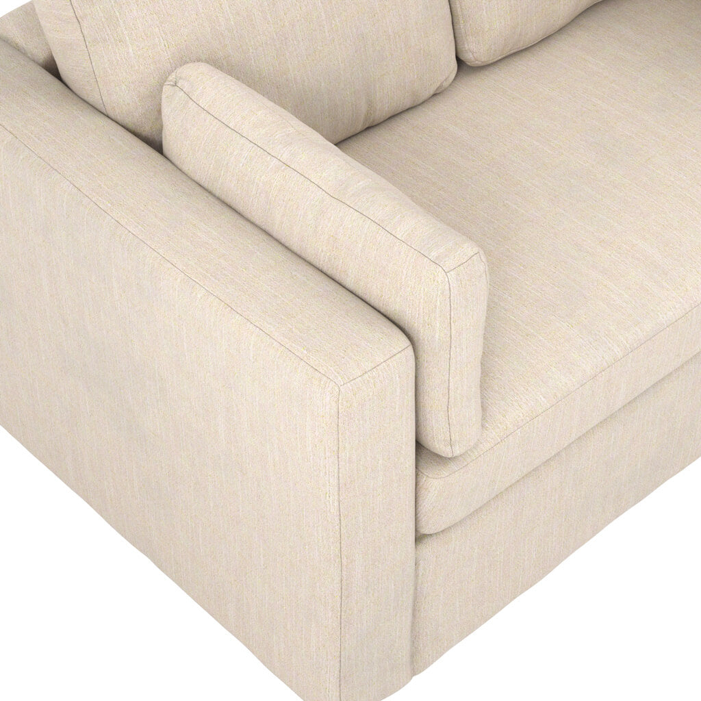 Harry Christian Home Savanna 2 Seater Sofa In Neutral Stone