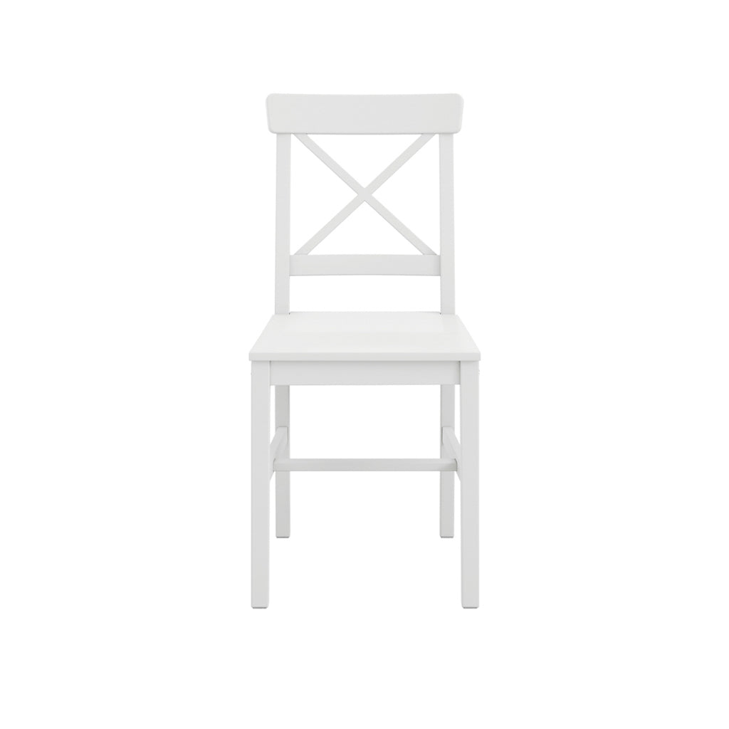 Harry Christian Home White 4 Seater Dining Set