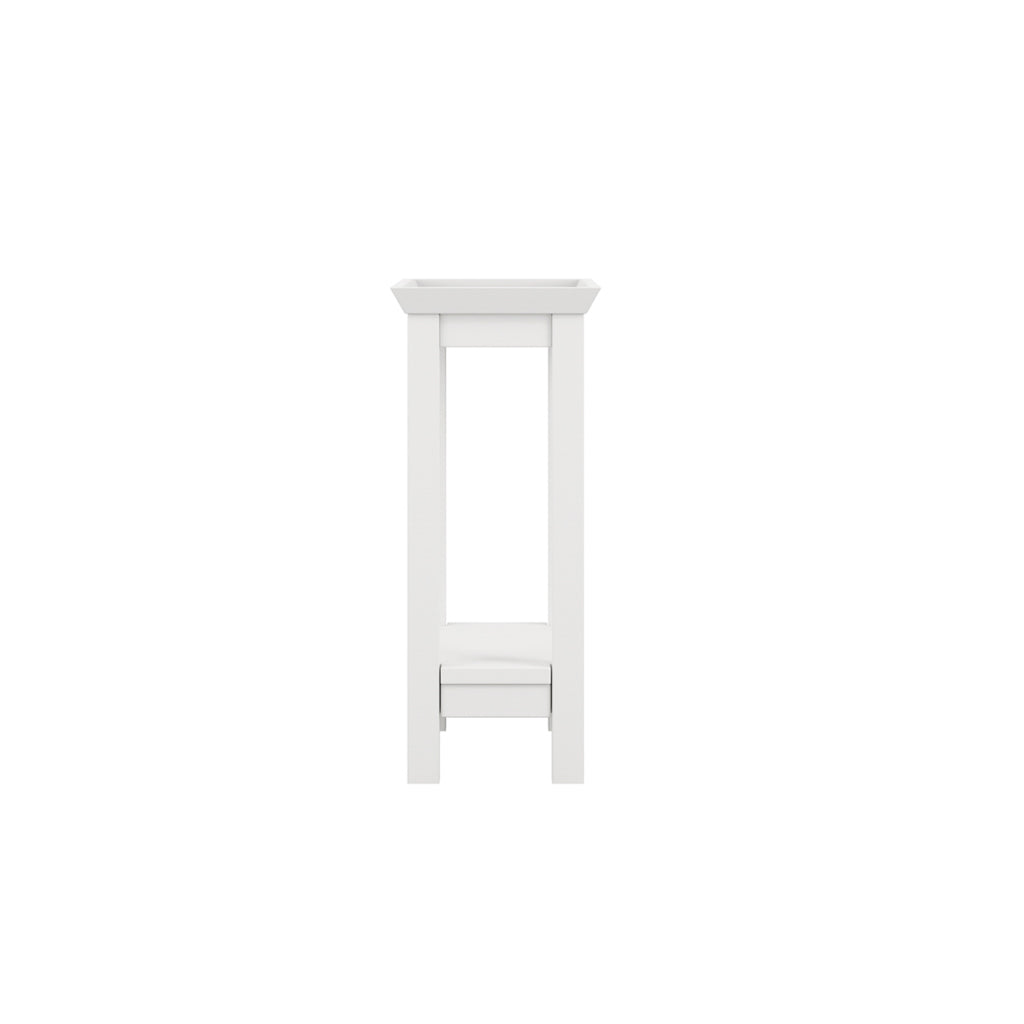 Harry Christian Home White Side Table