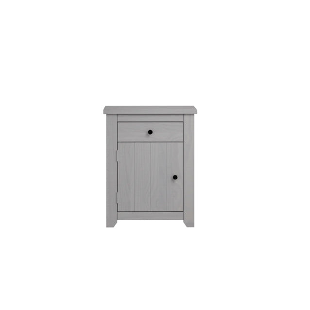 Harry Christian Home Essential Grey Bedside Cabinet