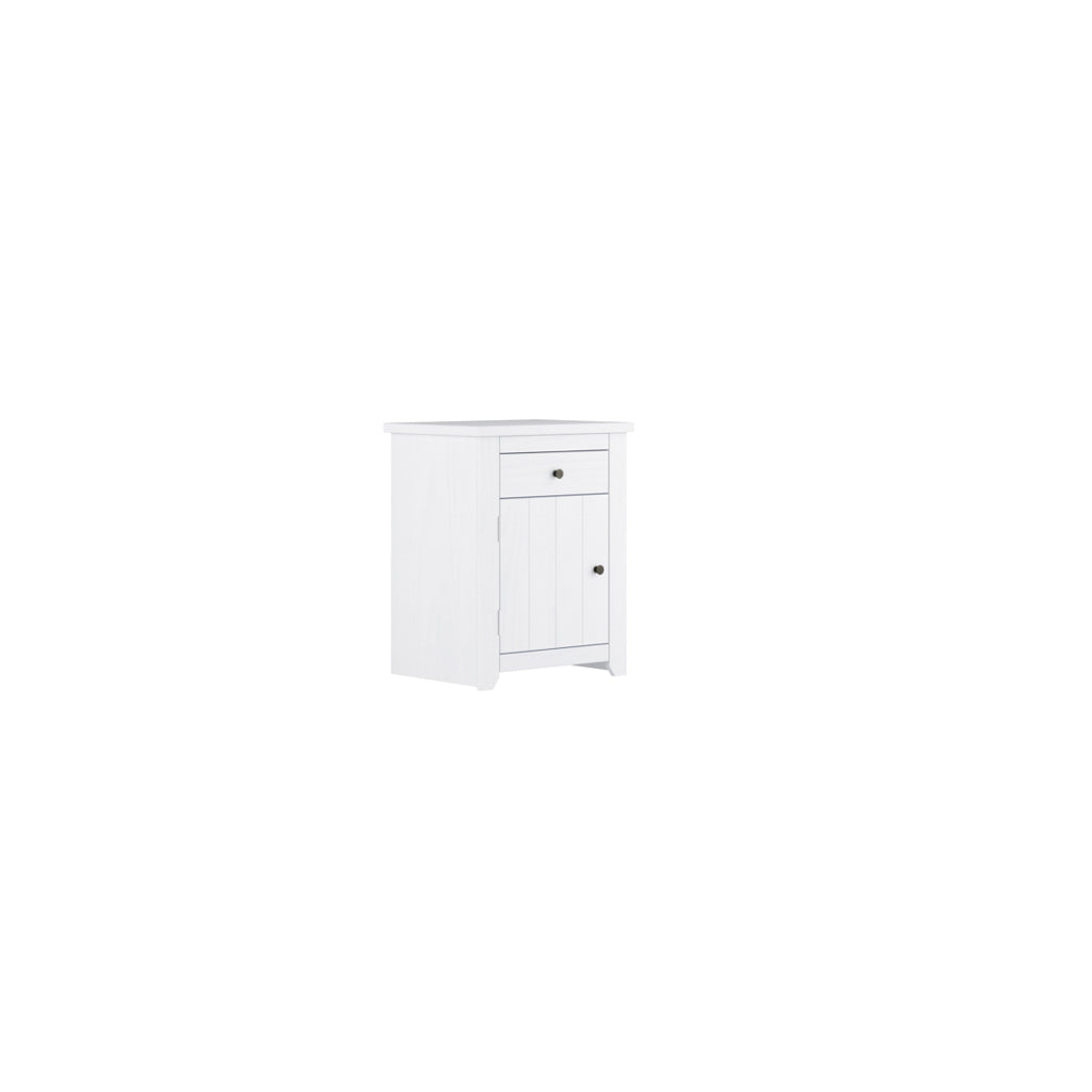 Harry Christian Home Essential White Bedside Cabinet