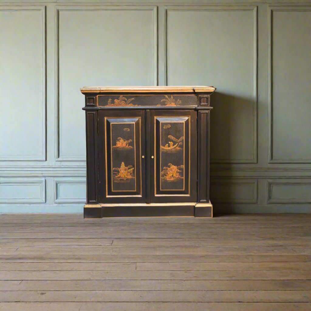 Heritage Home Oriental Style Wine Cabinet Front