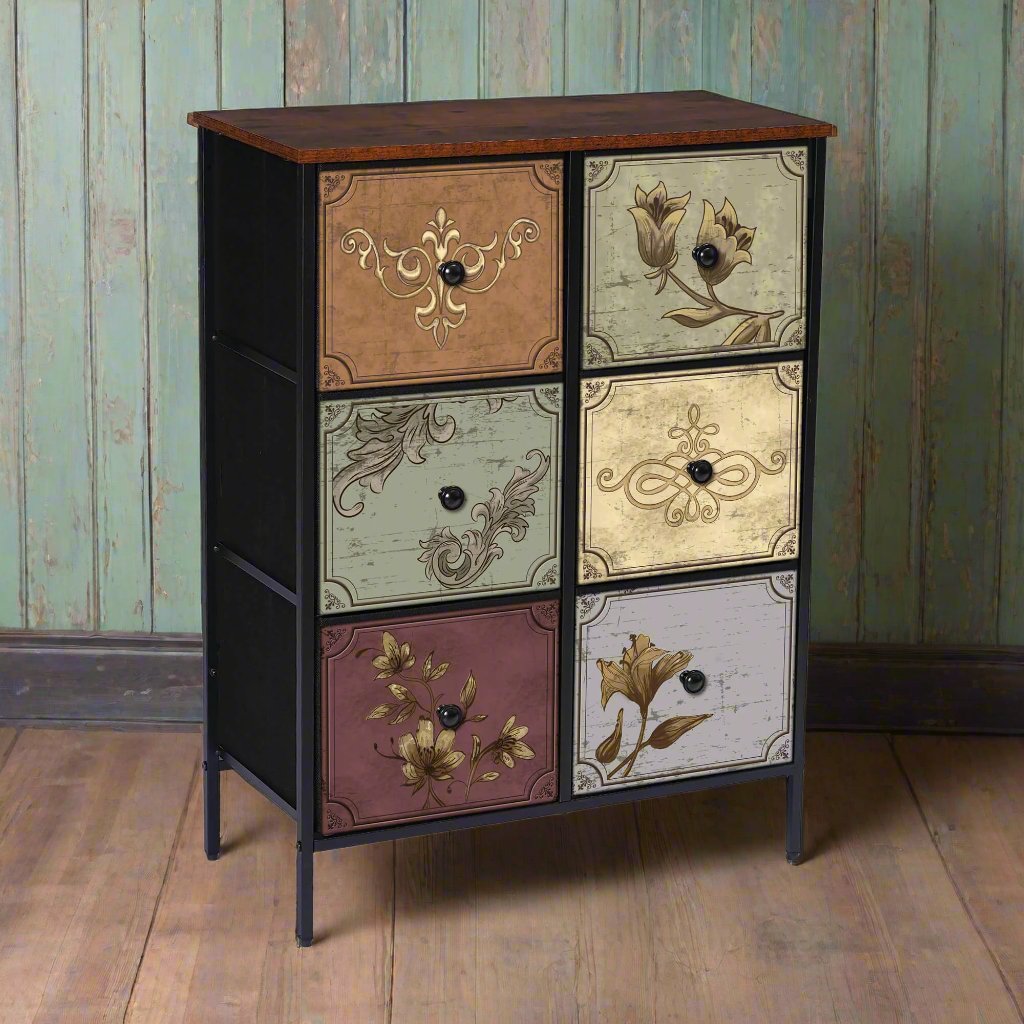 Heritage Home UK Vintage 6 Drawer Chest