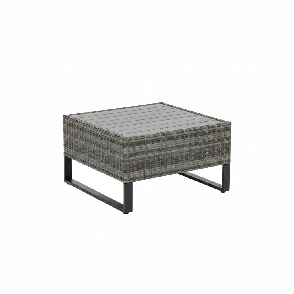 Premium Outdoor Rattan Large Corner Sofa With Central Corner Storage Box & Coffee Table Garden Set