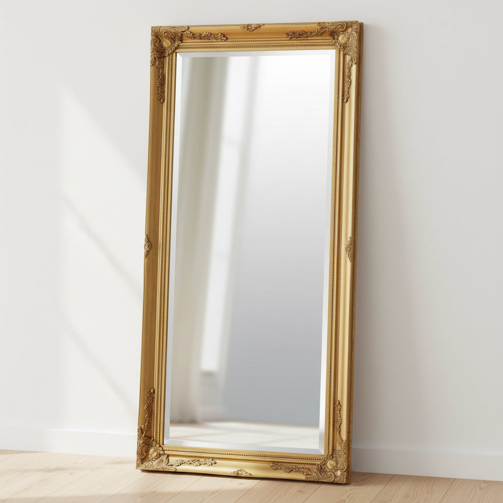 Gold Ornate Full Length Mirror