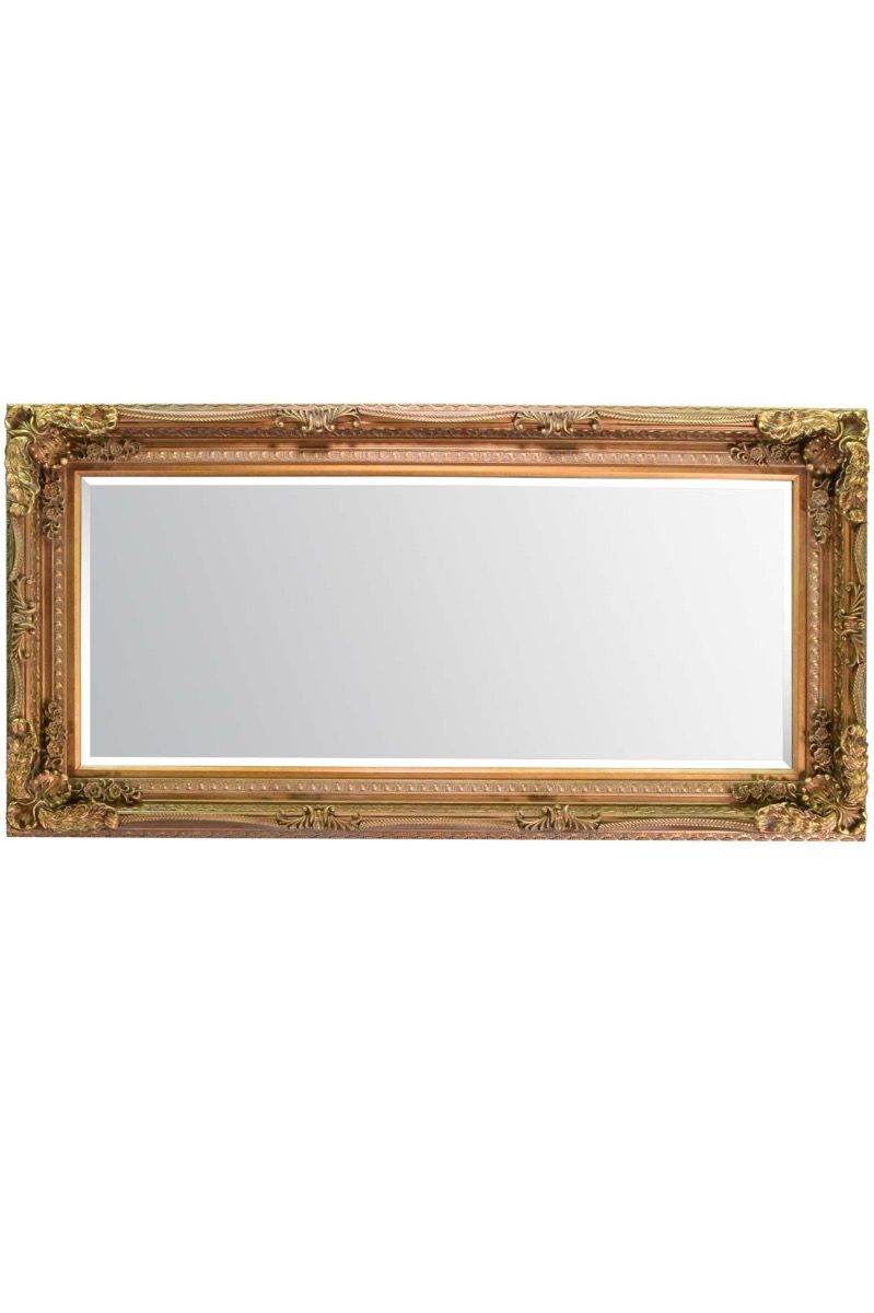Carved Louis Gold Large Wall Mirror