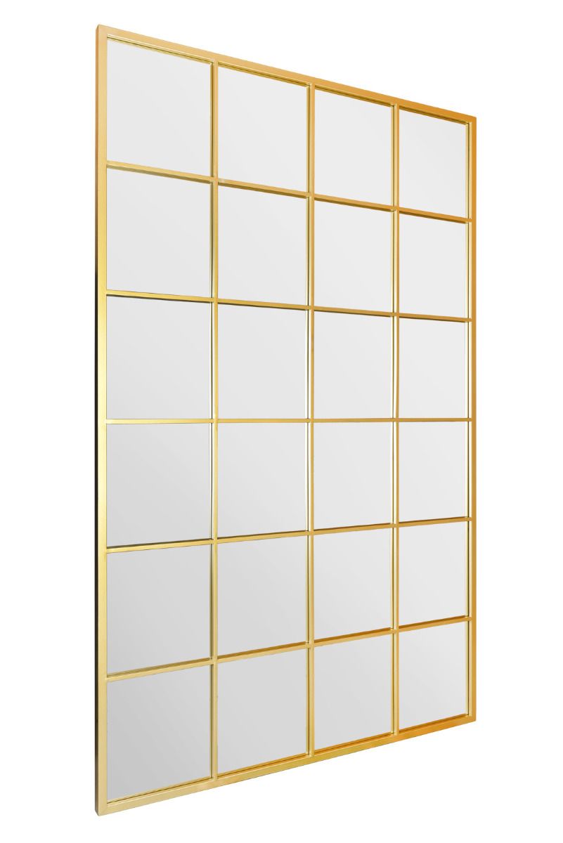 Gold Modern Window Leaner Mirror / Wall Mirror